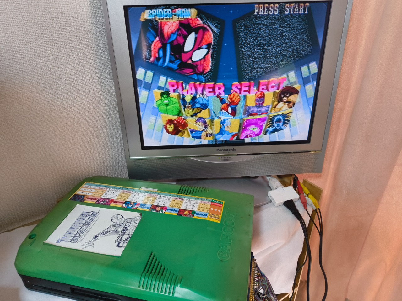 MARVEL SUPER HEROES CAPCOM CPS2 Arcade Cartridge B Board only, Working-h0207-1