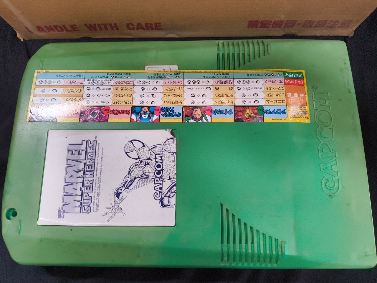 MARVEL SUPER HEROES CAPCOM CPS2 Arcade Cartridge B Board only, Working-h0207-1