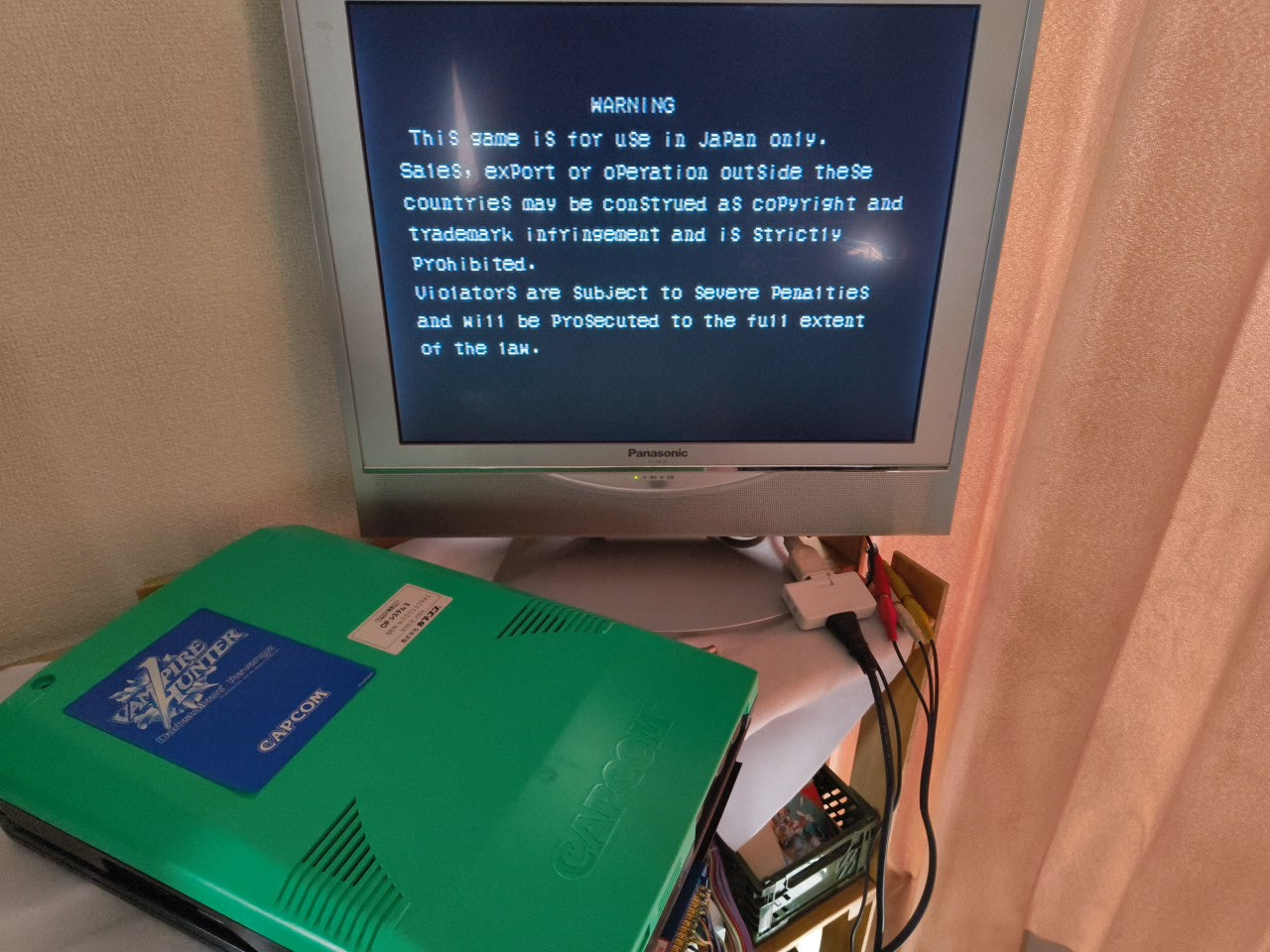 VAMPIRE HUNTER Darkstalkers Revenge CAPCOM CPS2 Arcade Cartridge B Board-h0207-2