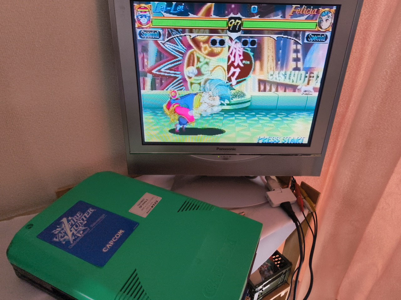 VAMPIRE HUNTER Darkstalkers Revenge CAPCOM CPS2 Arcade Cartridge B Board-h0207-2