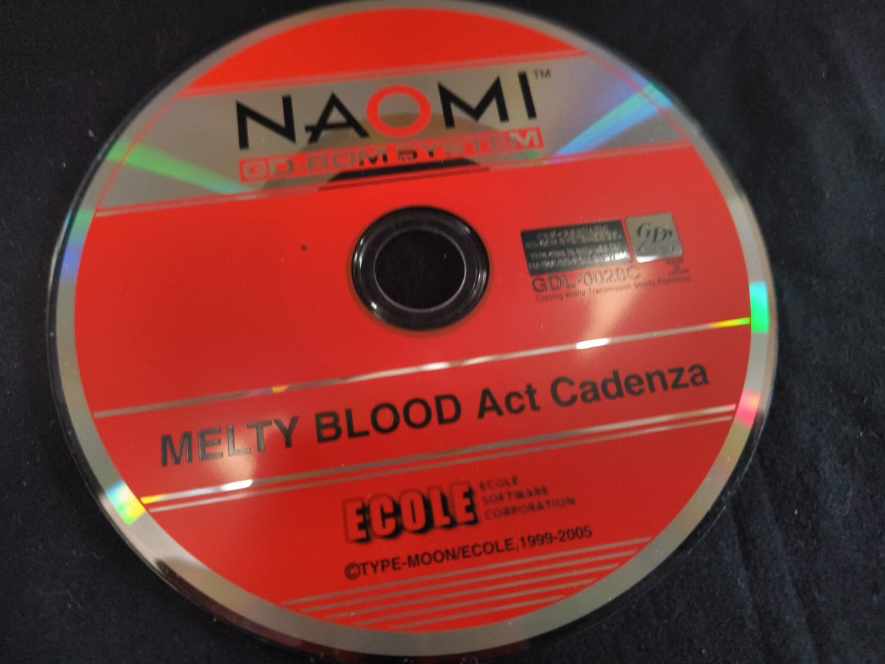 MELTY BLOOD ACT CADENZA ECOLE NAOMI GD-ROM Disk, KEY chip set, Working-h0207-