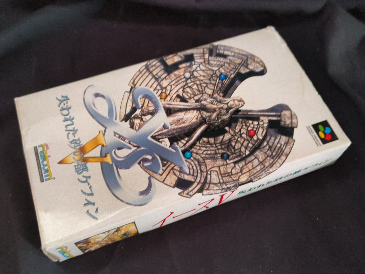 Ys 5 V Kefin Lost City Super Famicom SFC, w/Manual, Box, Working Japan-h0207-