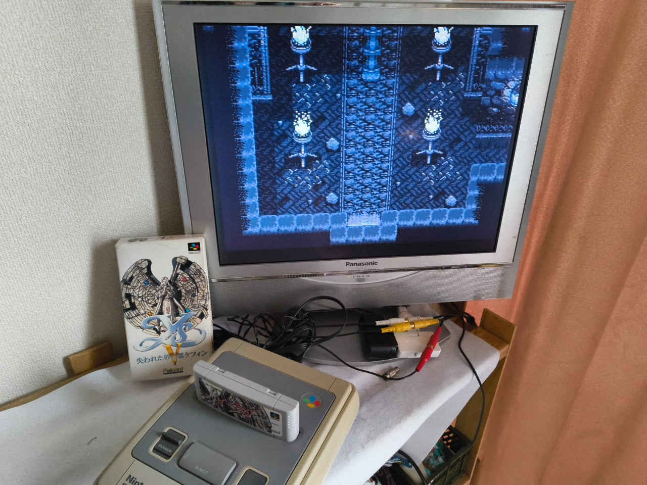 Ys 5 V Kefin Lost City Super Famicom SFC, w/Manual, Box, Working Japan-h0207-