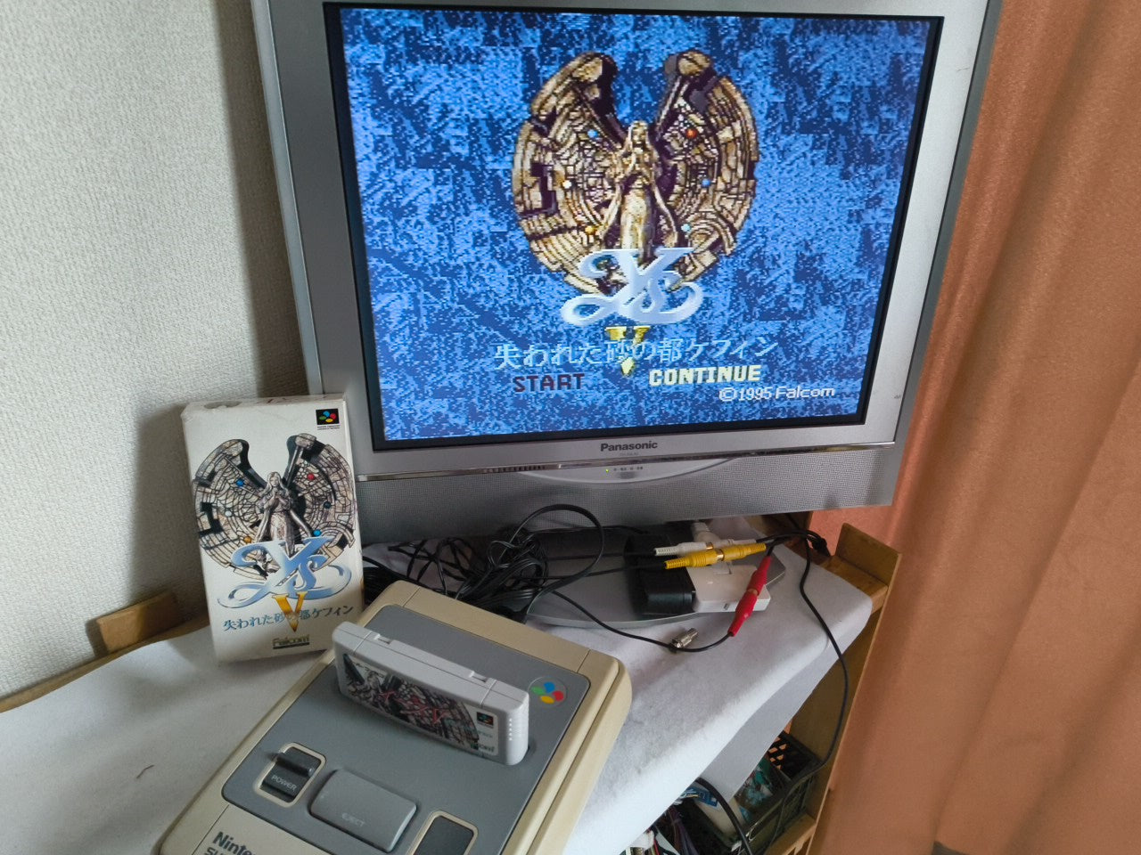 Ys 5 V Kefin Lost City Super Famicom SFC, w/Manual, Box, Working Japan-h0207-