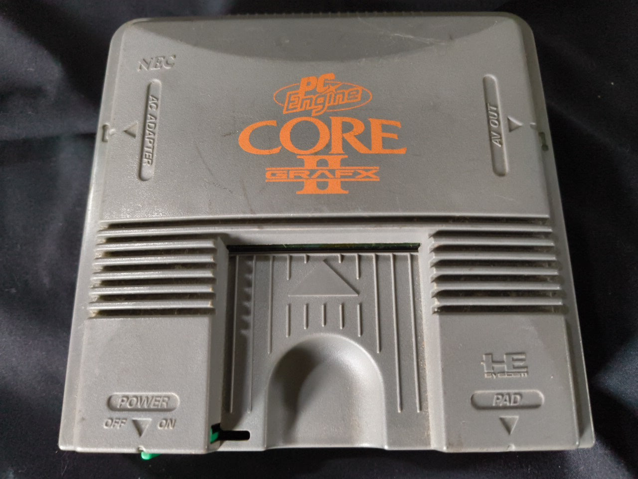 NEC PC Engine Coregrafx2 Console PI-TG7, Pad, PSU, AV cable, Game,working-h0212-