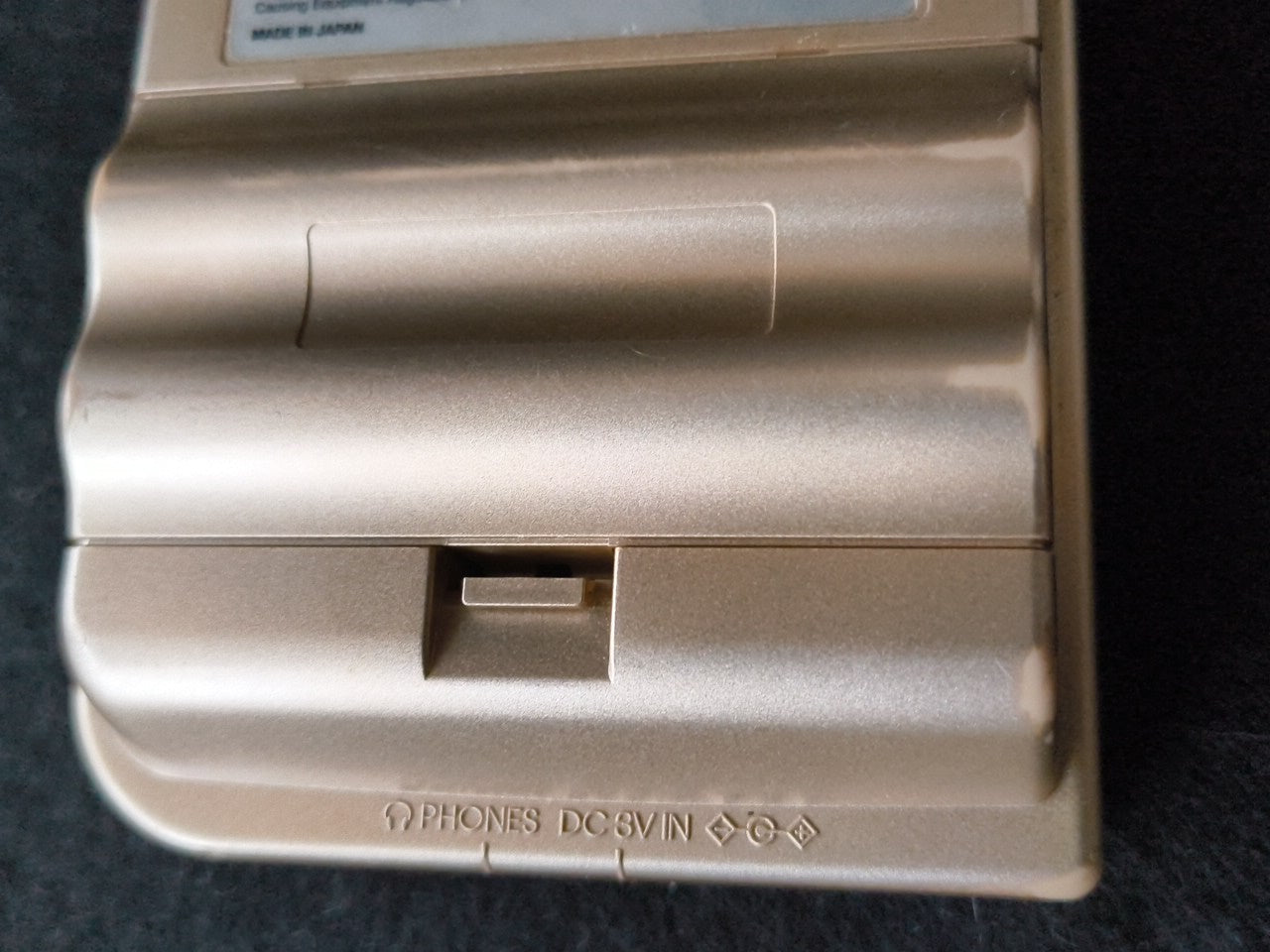 Used, Nintendo Gameboy Light Gold color console MGB-101w/Game, Working-gh0212-