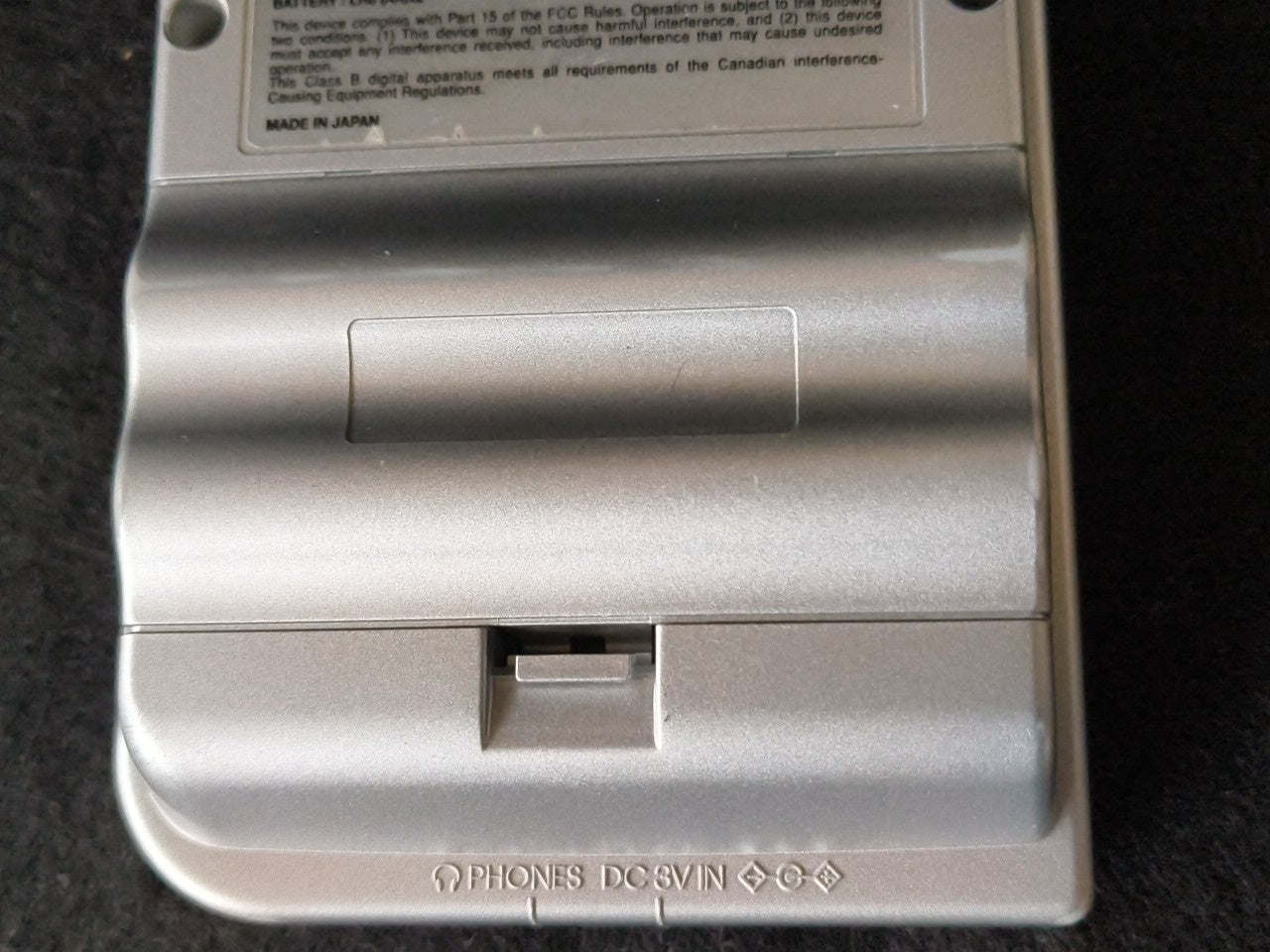 Defective Nintendo Game boy Light Silver color console MGB-101 w/Box set-h0212-