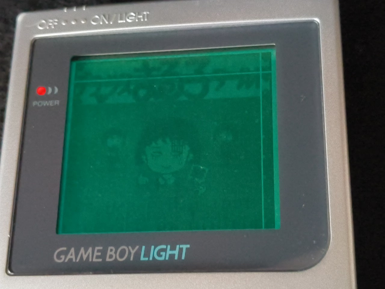 Defective Nintendo Game boy Light Silver color console MGB-101 w/Box set-h0212-