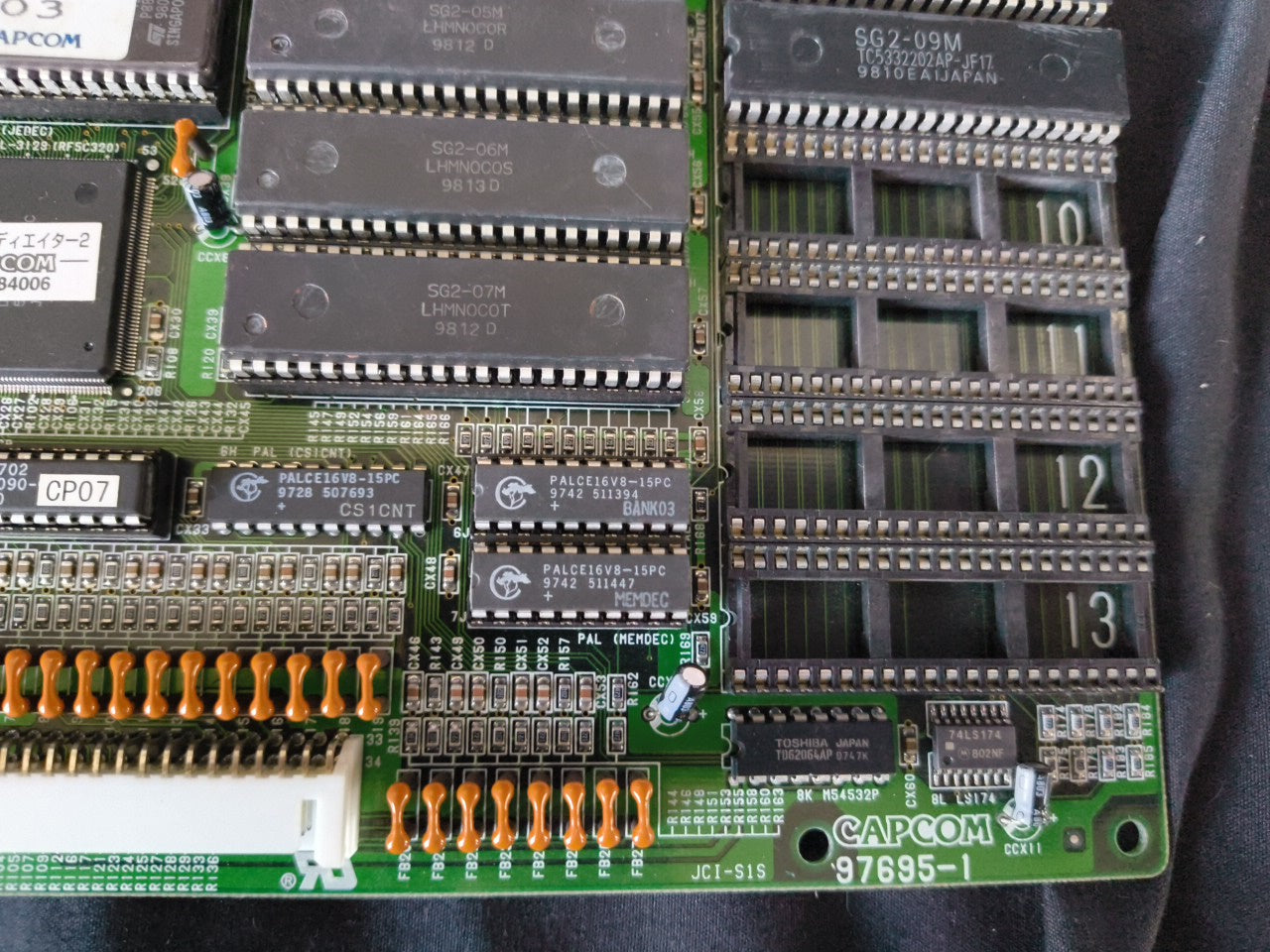 STAR GLADIATOR 2 CAPCOM ZN-2 system Arcade Cartridge B Board w/Inst cards-h0214-