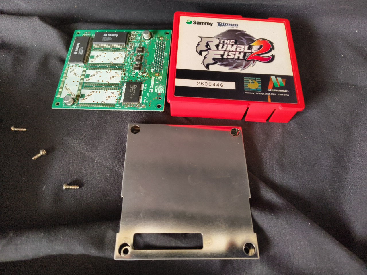 THE RUMBLE FISH 2 SUMMY Atomiswave Arcade game cartridge, Working-h0217-