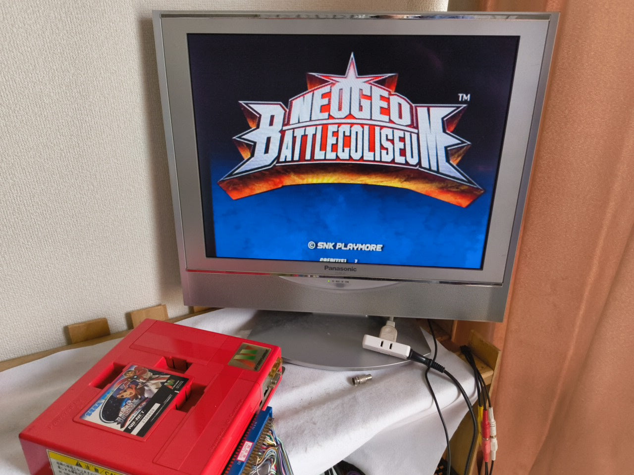 NEOGEO BATTLE COLISEUM SUMMY Atomiswave Arcade game cartridge, working-h0217-1