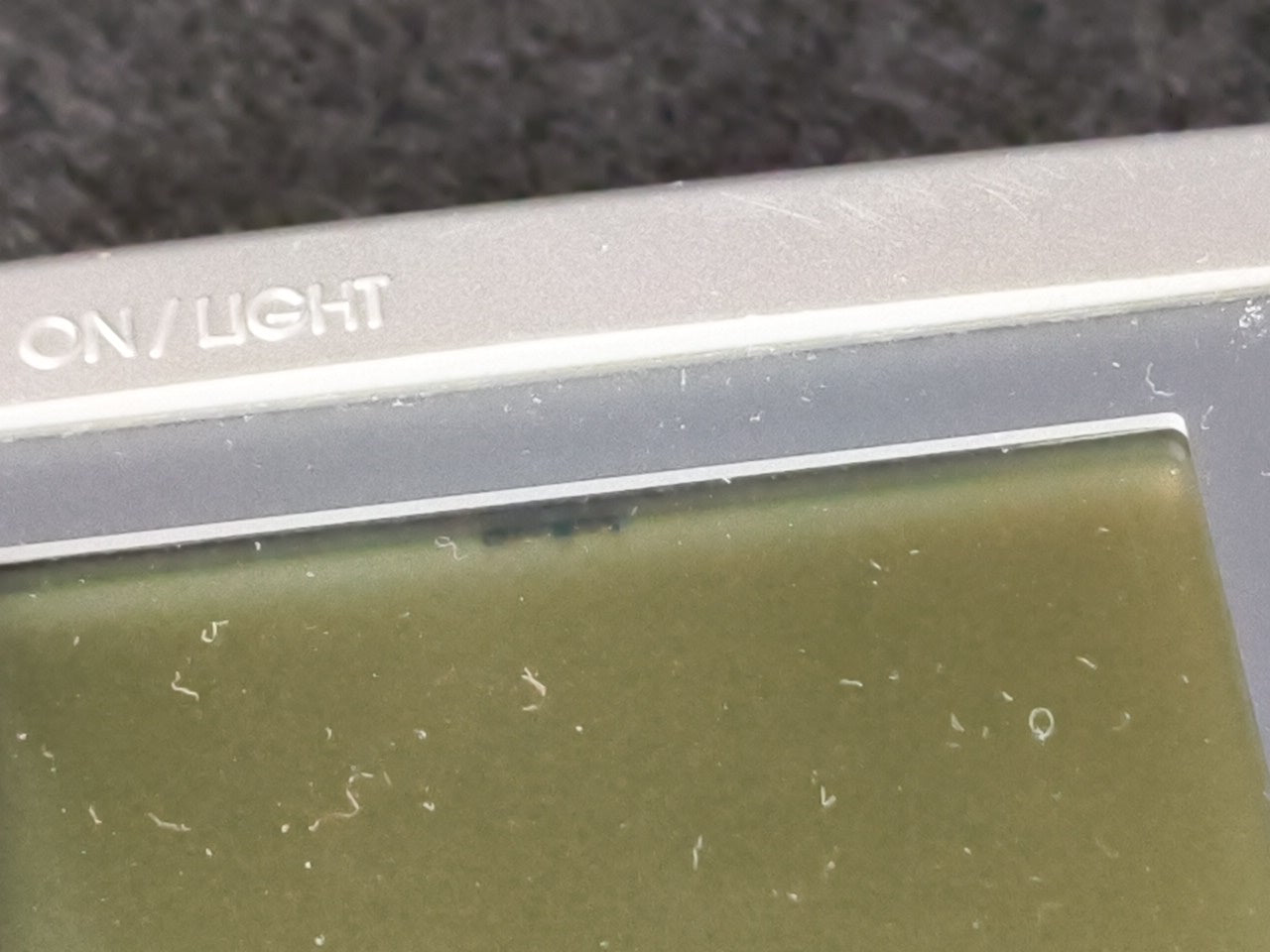 JUNK, Defective, Nintendo Gameboy Light silver color console HGB-101,-h0220-