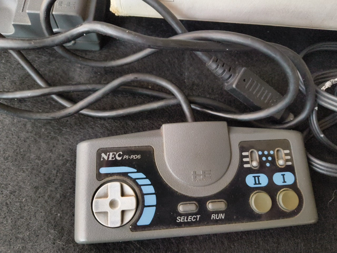 NEC PC Engine Coregrafx Console PI-TG3 TurboGrafx16, w/Manual, Game, Box-h0220-