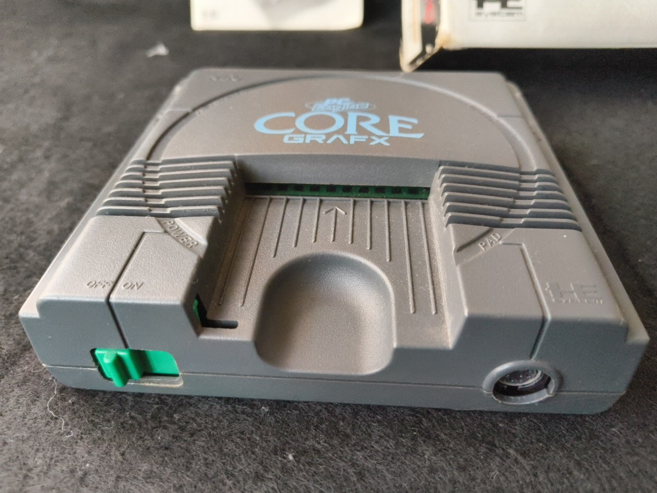 NEC PC Engine Coregrafx Console PI-TG3 TurboGrafx16, w/Manual, Game, Box-h0220-