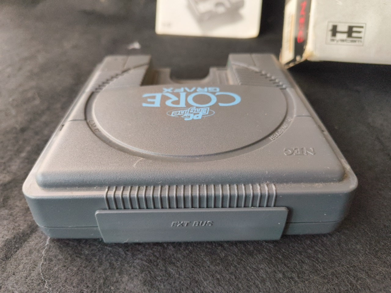 NEC PC Engine Coregrafx Console PI-TG3 TurboGrafx16, w/Manual, Game, Box-h0220-