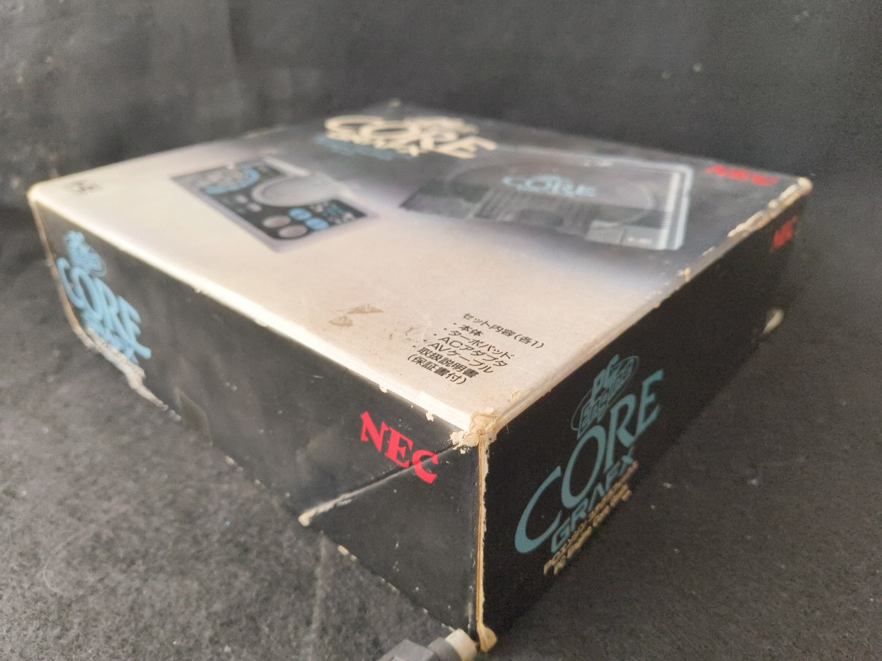 NEC PC Engine Coregrafx Console PI-TG3 TurboGrafx16, w/Manual, Game, Box-h0220-