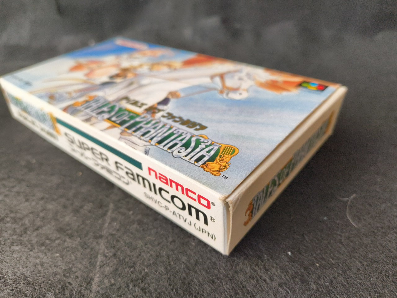 Tales of Phantasia Nintendo Super Famicom Game Cart w/Manual, Box Japan-h0220-