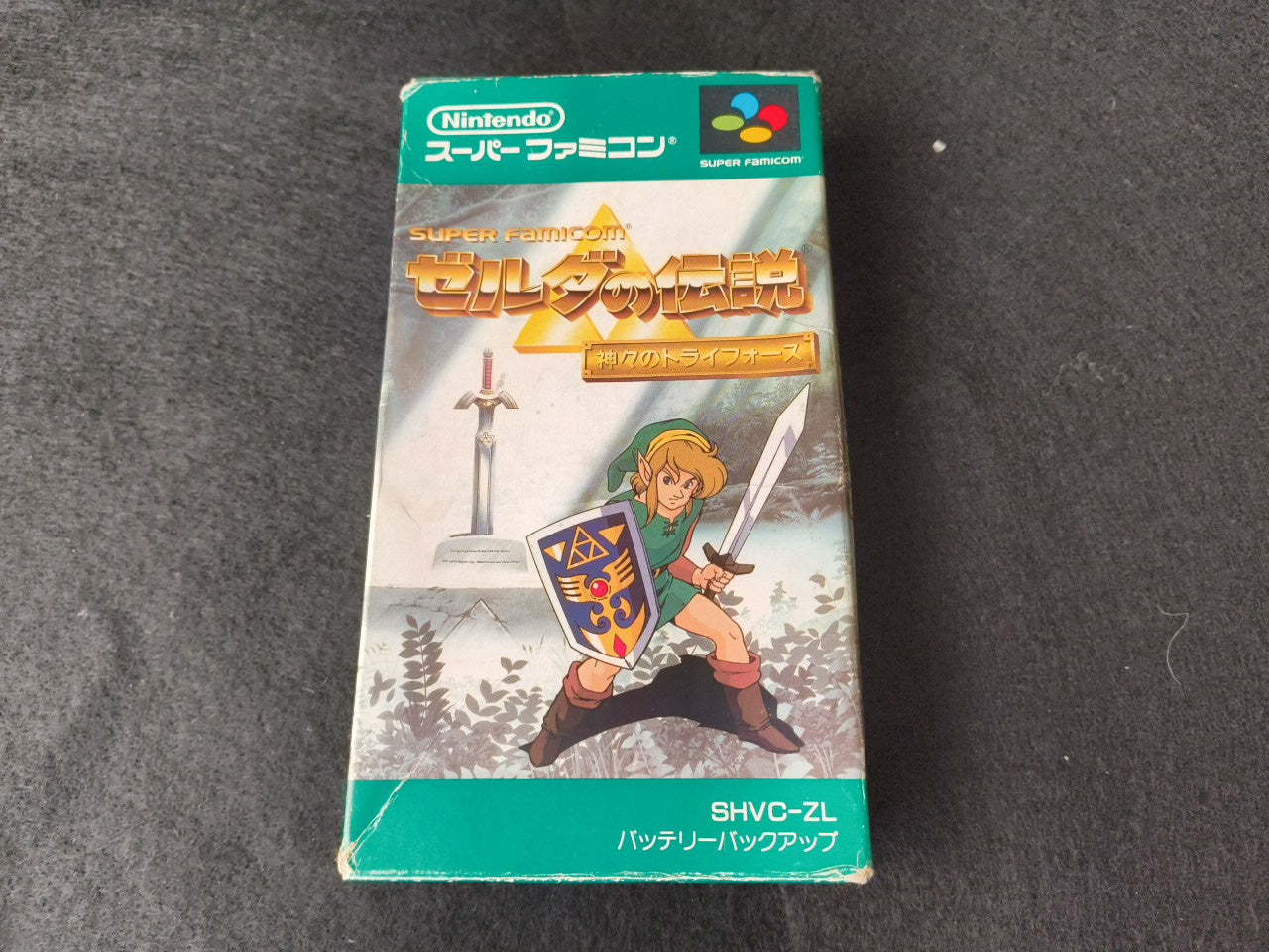 Legend of Zelda a Link to the Past Nintendo Super Famicom Cart w/Box Japan-h0220