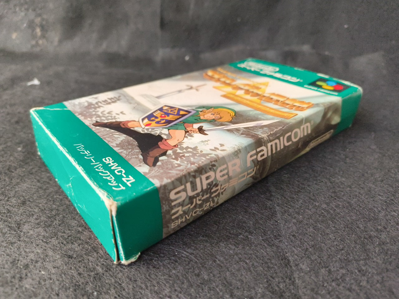 Legend of Zelda a Link to the Past Nintendo Super Famicom Cart w/Box Japan-h0220