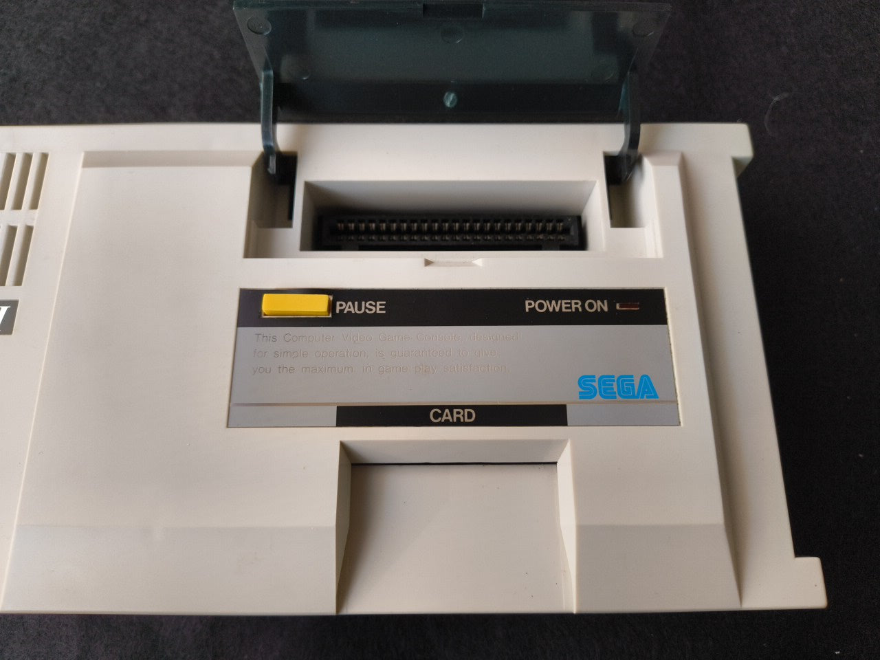 Defective, SEGA MARK 3 III CONSOLE (Sega Master System) ,w/Pad and Box-h0220-