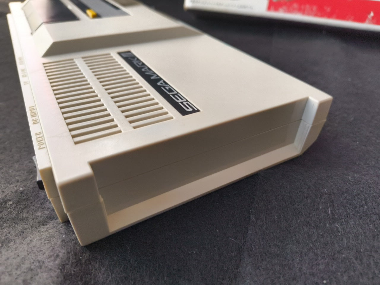 Defective, SEGA MARK 3 III CONSOLE (Sega Master System) ,w/Pad and Box-h0220-