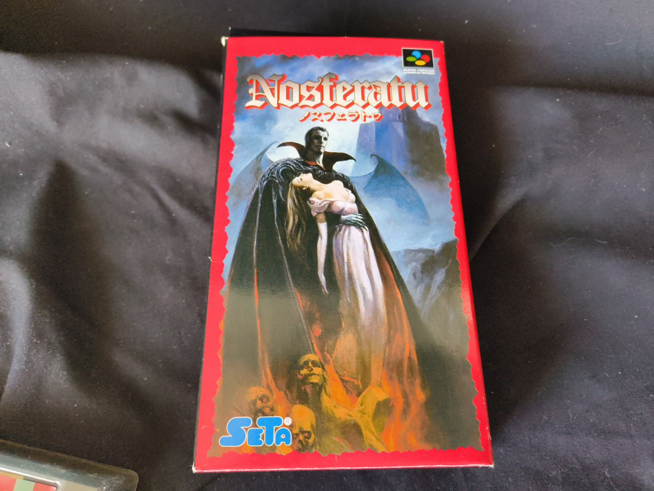 Nosferatu Super Famicom(SNES) GAME Cartridge, w/Manual, Box Japan Working-h0130-