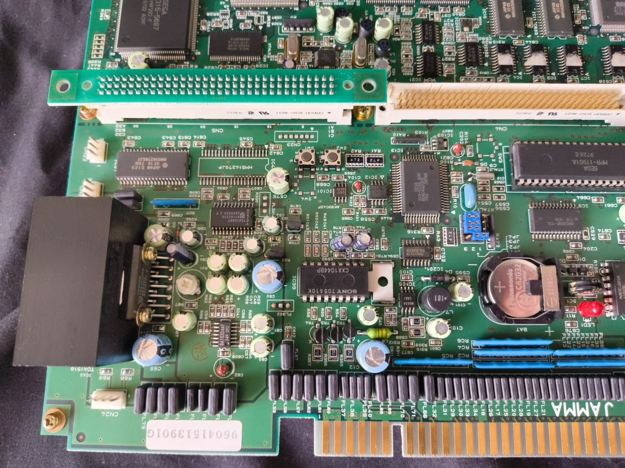 SEGA ST-V STV System JAMMA Motherboard (A Board) and Manual set, working-h0224-