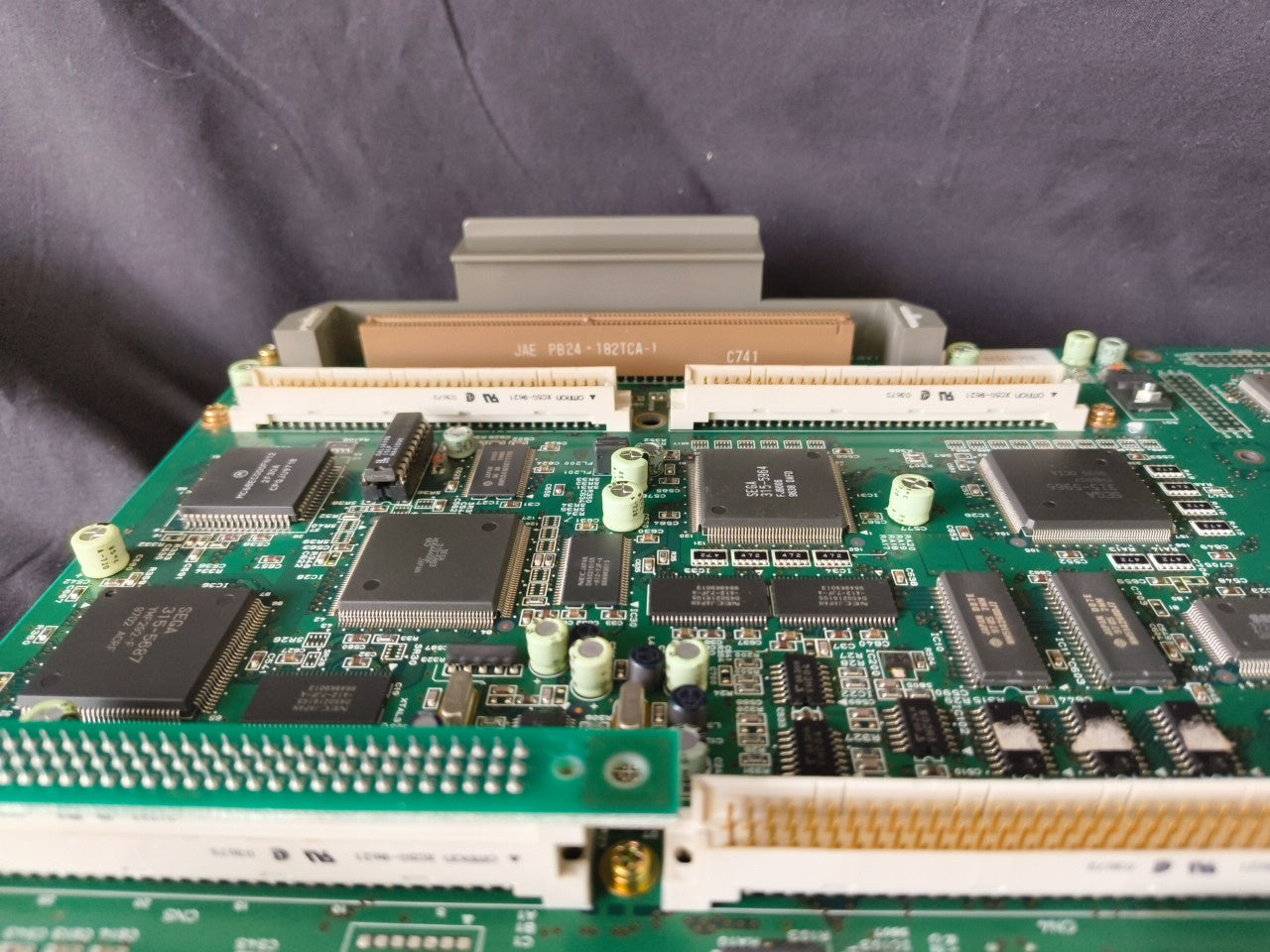 SEGA ST-V STV System JAMMA Motherboard (A Board) and Manual set, working-h0224-