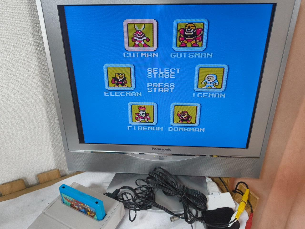 Rockman 1 MEGAMAN Famicom FC NES Cartridge only, working-h0228-