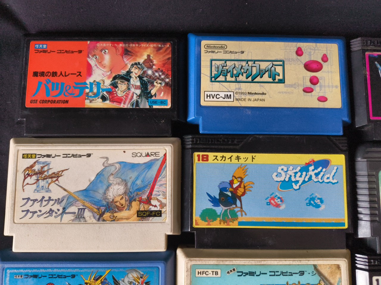 Wholesale lots of 18 Nintendo Famicom FC NES Game Cartridges set-h0228-