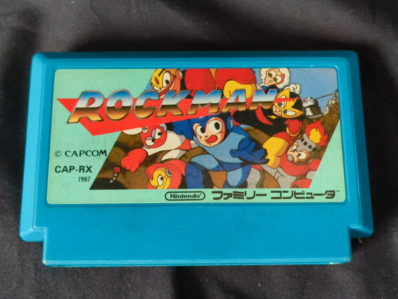 Rockman 1 MEGAMAN Famicom FC NES Cartridge only, working-h0228-