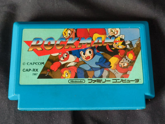 Rockman 1 MEGAMAN Famicom FC NES Cartridge only, working-h0228-