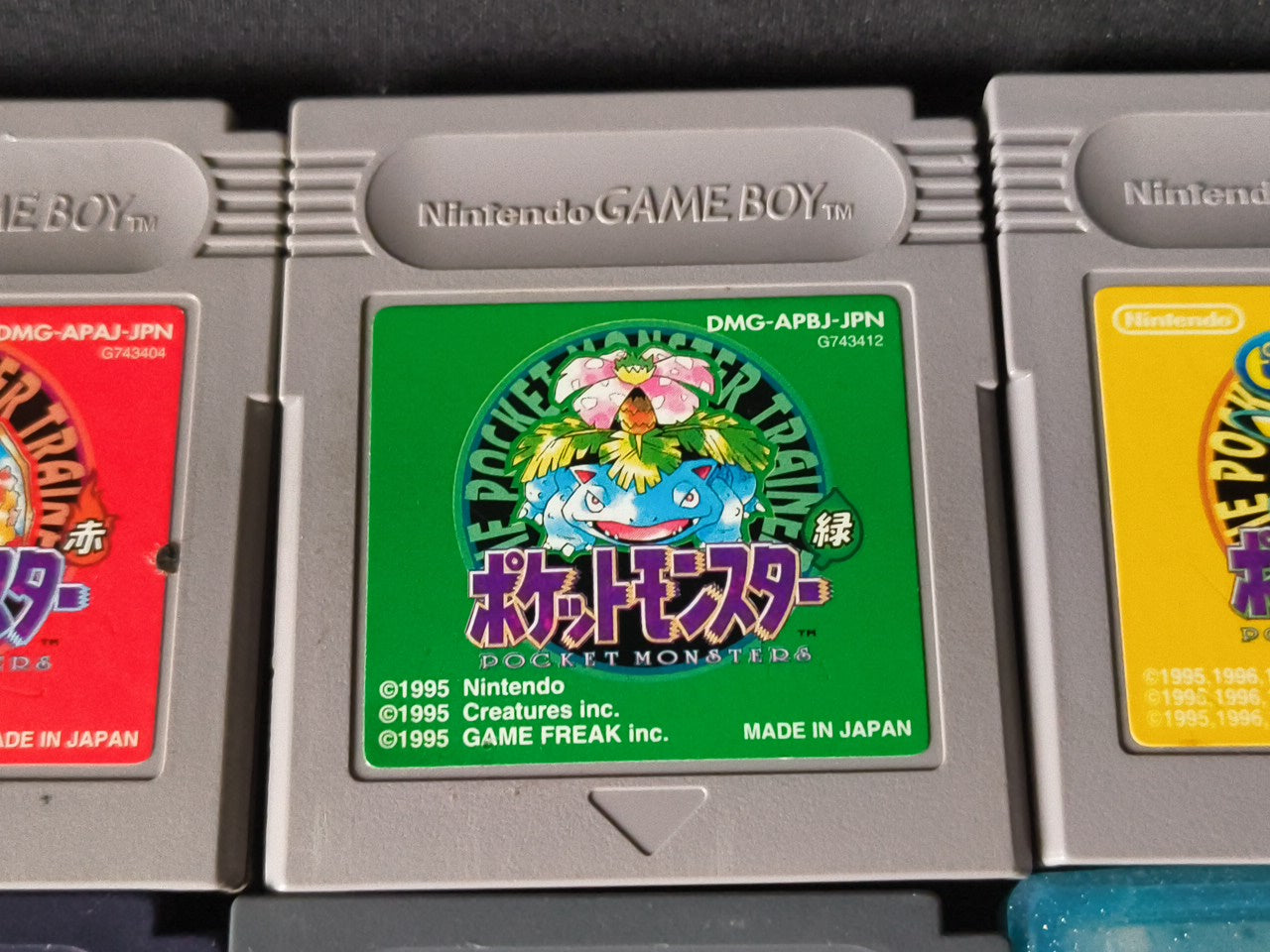 Whole sale Lot of 6 Pocket Monster Pokemon games Gameboy GB set-h0228-