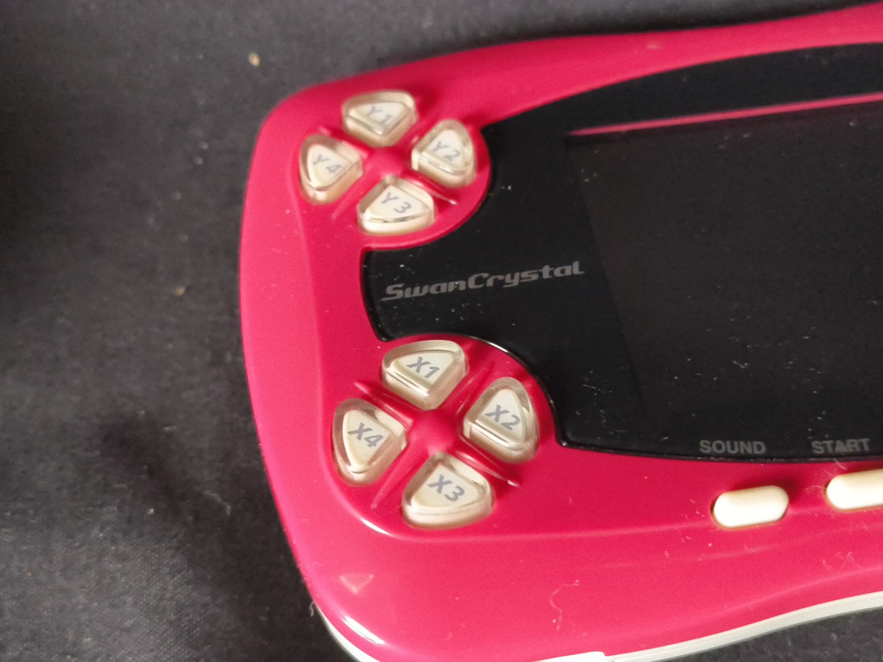 Wonder Swan Crystal Wine red BANDAI Console, Manual, Boxed set tested-h0303-