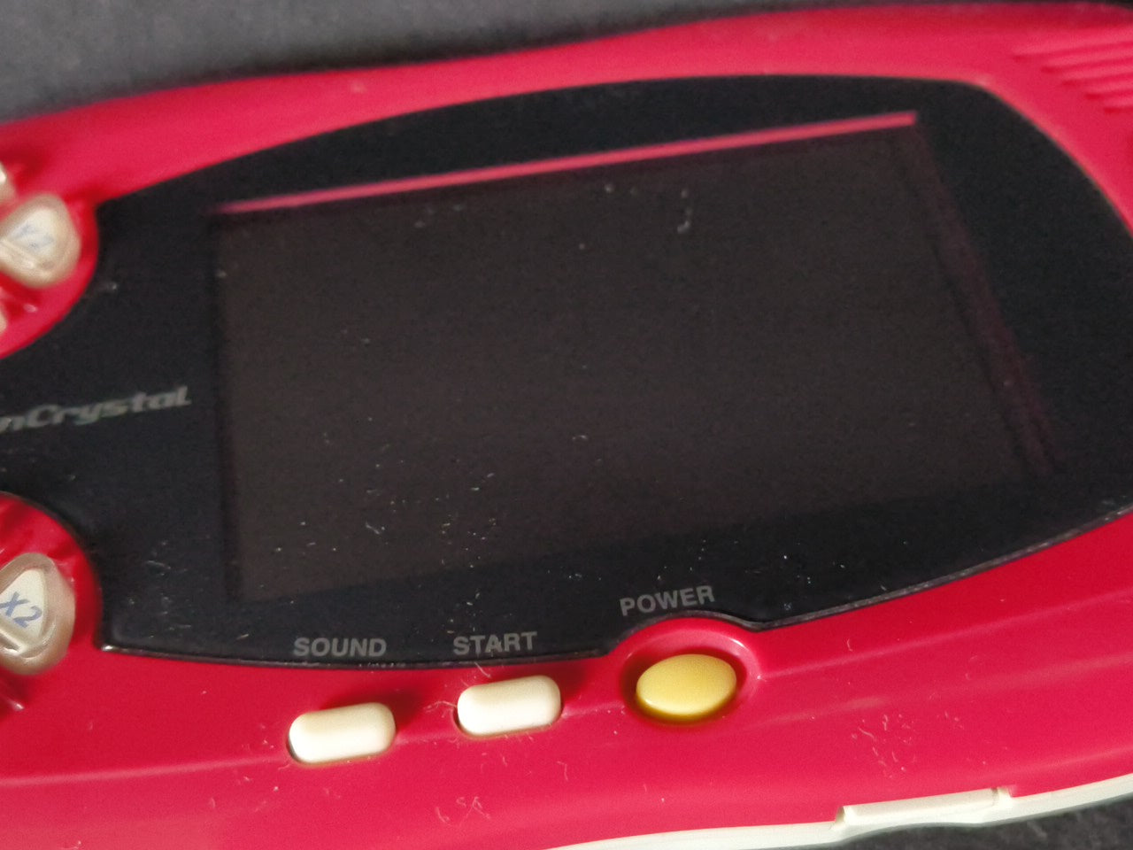 Wonder Swan Crystal Wine red BANDAI Console, Manual, Boxed set tested-h0303-