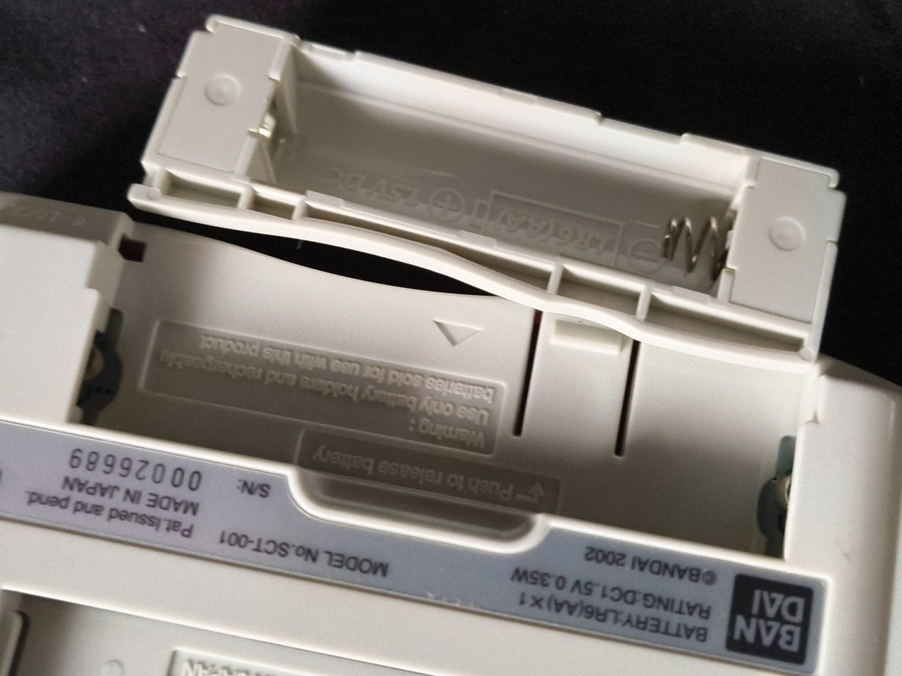 Wonder Swan Crystal Wine red BANDAI Console, Manual, Boxed set tested-h0303-