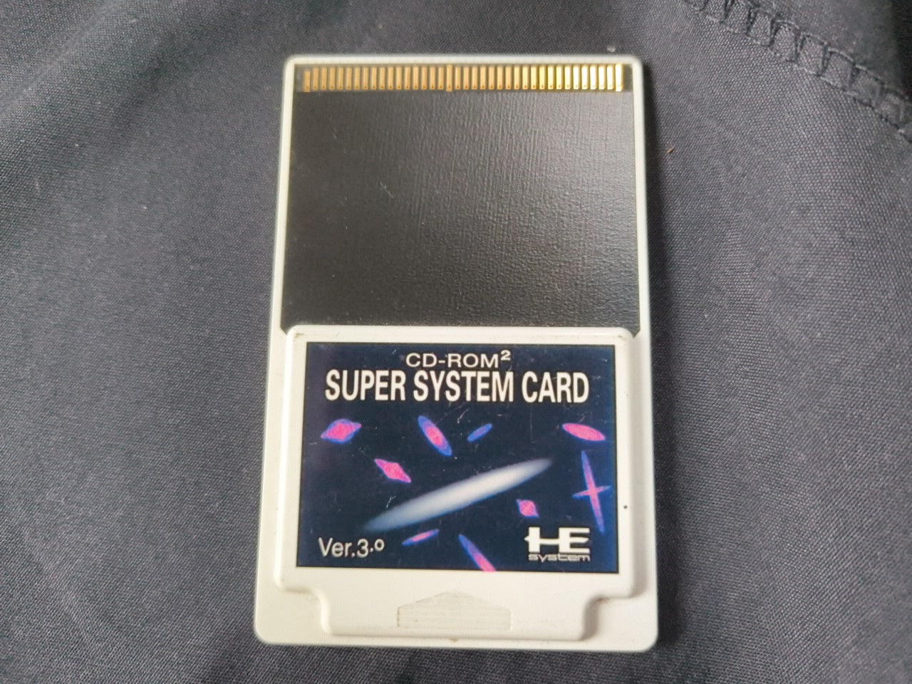 NEC PC Engine CD-ROM2 Unit and Inter Face unit, Manual, System card set-h0304-