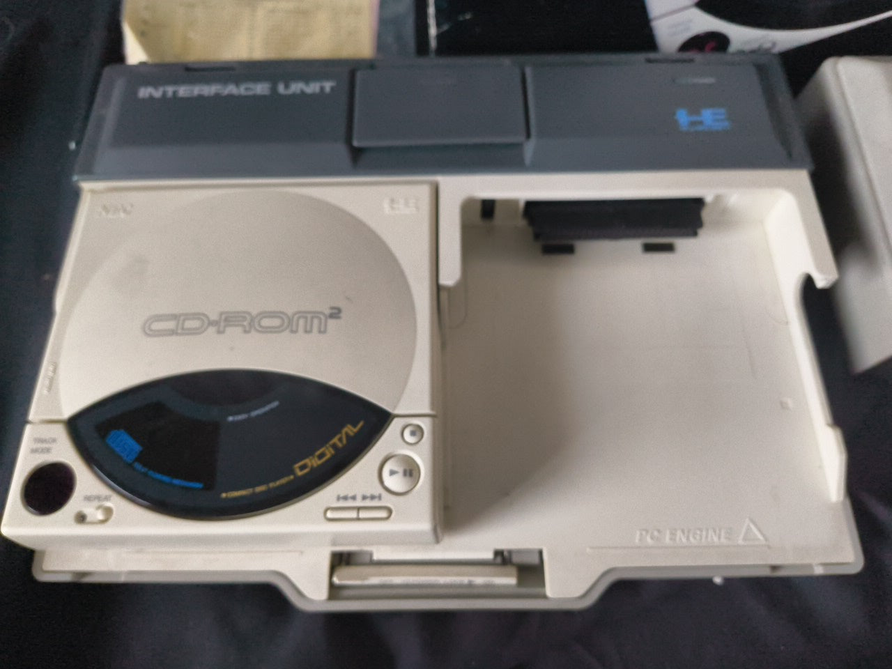 NEC PC Engine CD-ROM2 Unit and Inter Face unit, Manual, System card set-h0304-