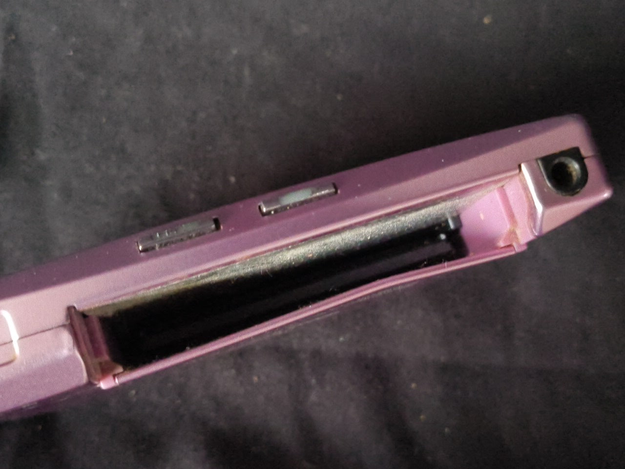 JUNK/Broken Nintendo Gameboy Micro Purple color Edition console OXY-001-h0304-