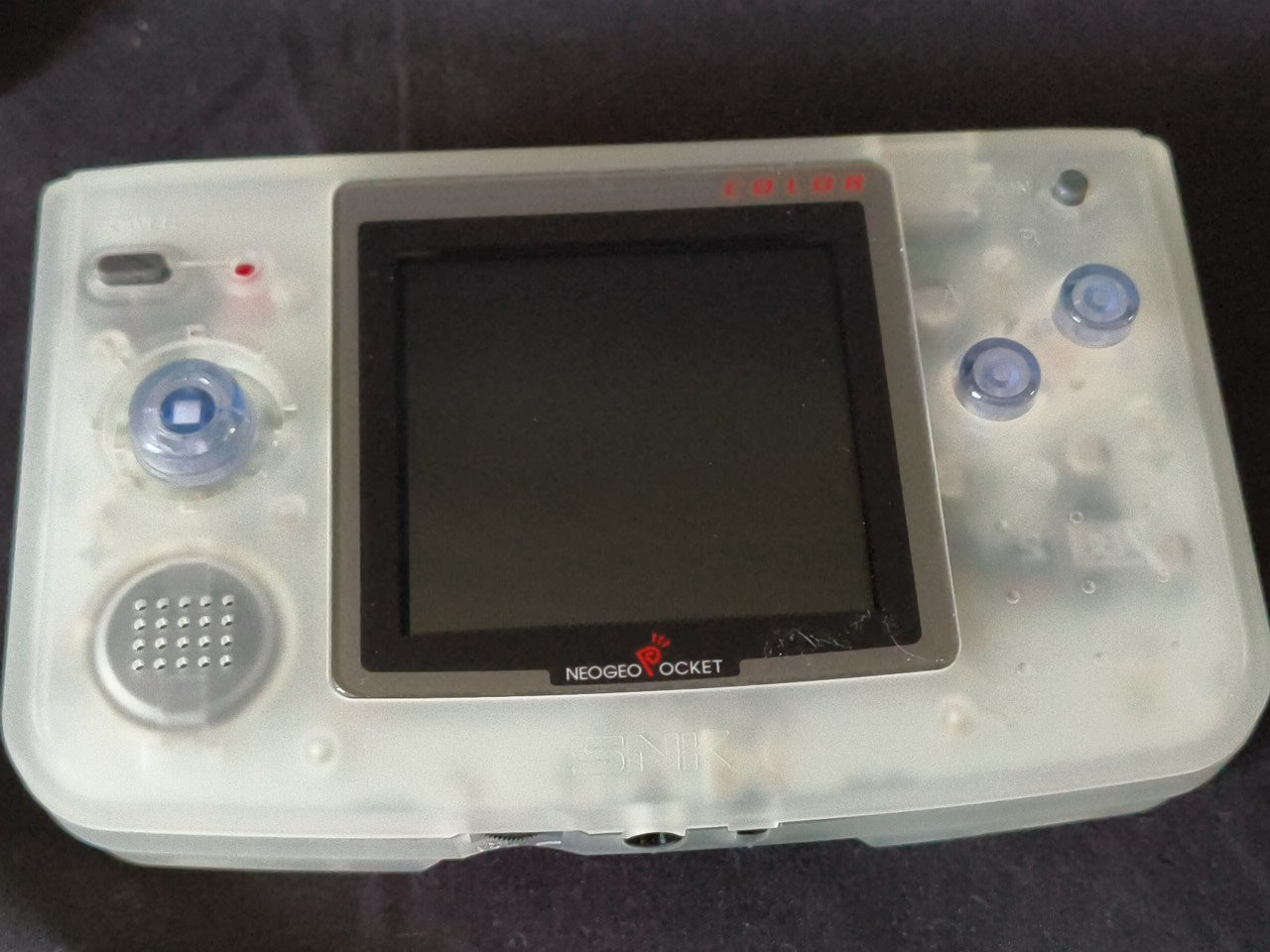 SNK NEOGEO POCKET Color Crystal White Console  W/Manual Box set, Working-h0307-