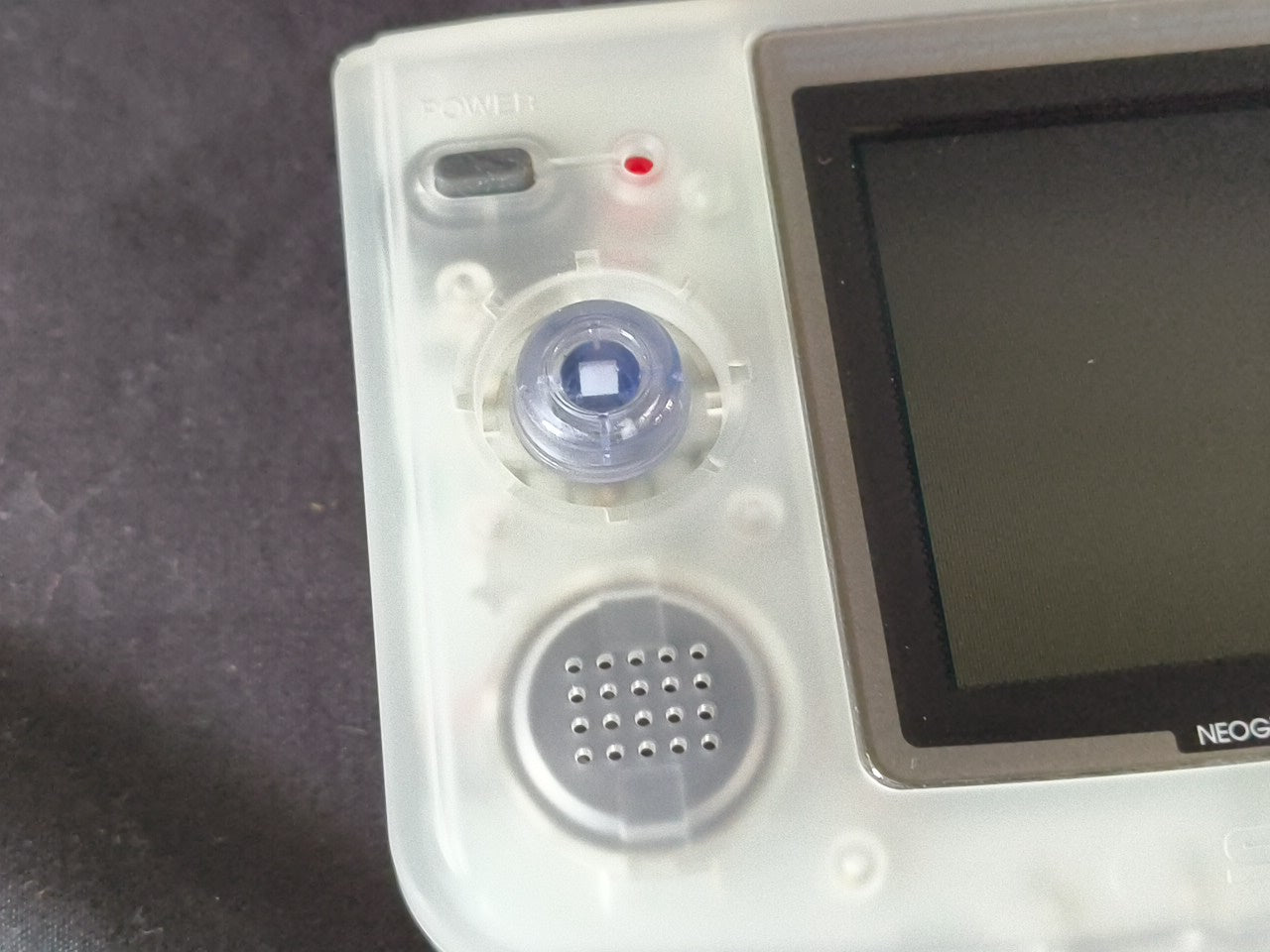 SNK NEOGEO POCKET Color Crystal White Console  W/Manual Box set, Working-h0307-