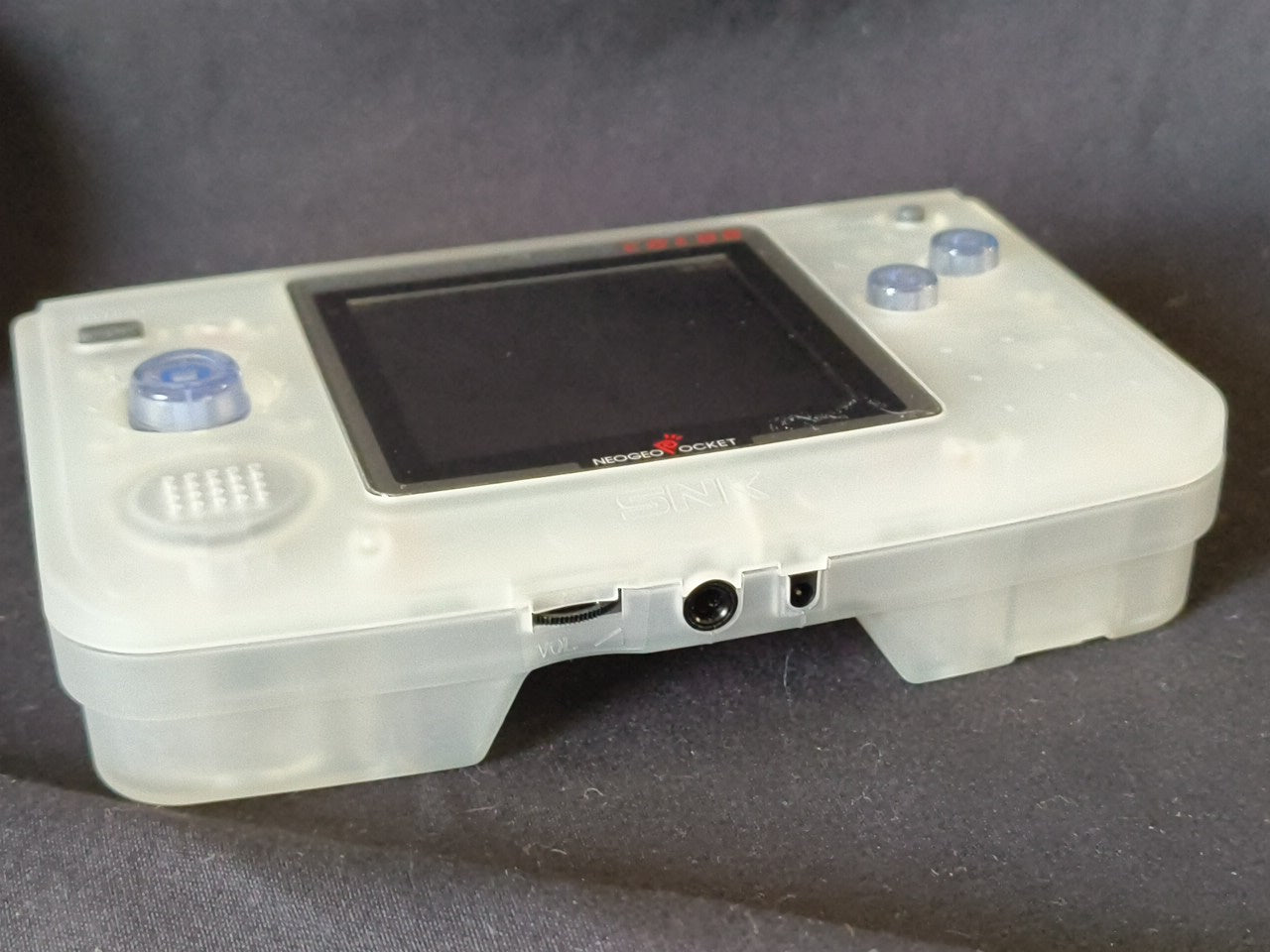 SNK NEOGEO POCKET Color Crystal White Console  W/Manual Box set, Working-h0307-