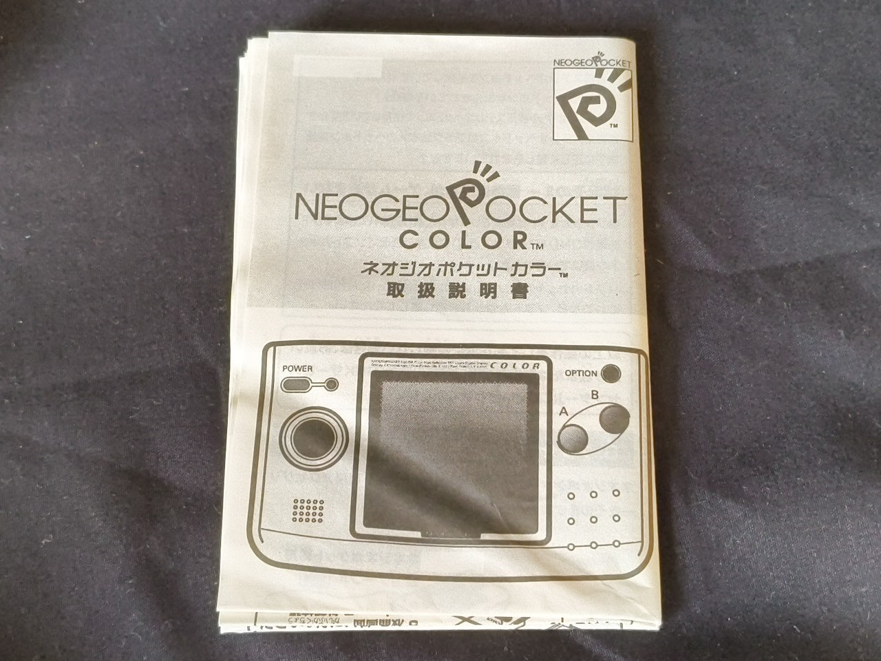 SNK NEOGEO POCKET Color Crystal White Console  W/Manual Box set, Working-h0307-
