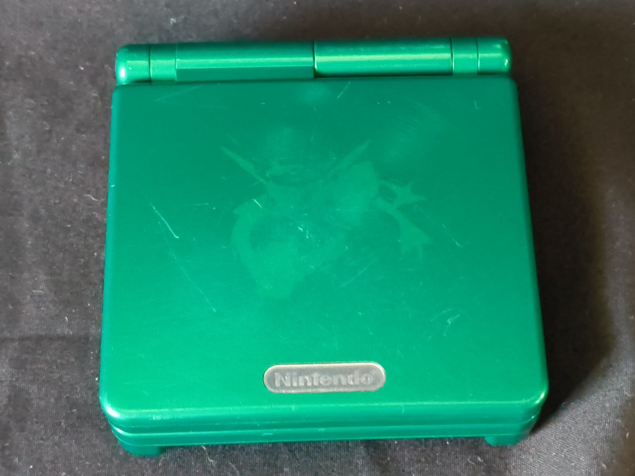 Authentic Pokemon Rayquaza LIMITED GAMEBOY ADVANCE SP CONSOLE, Working-h0307-