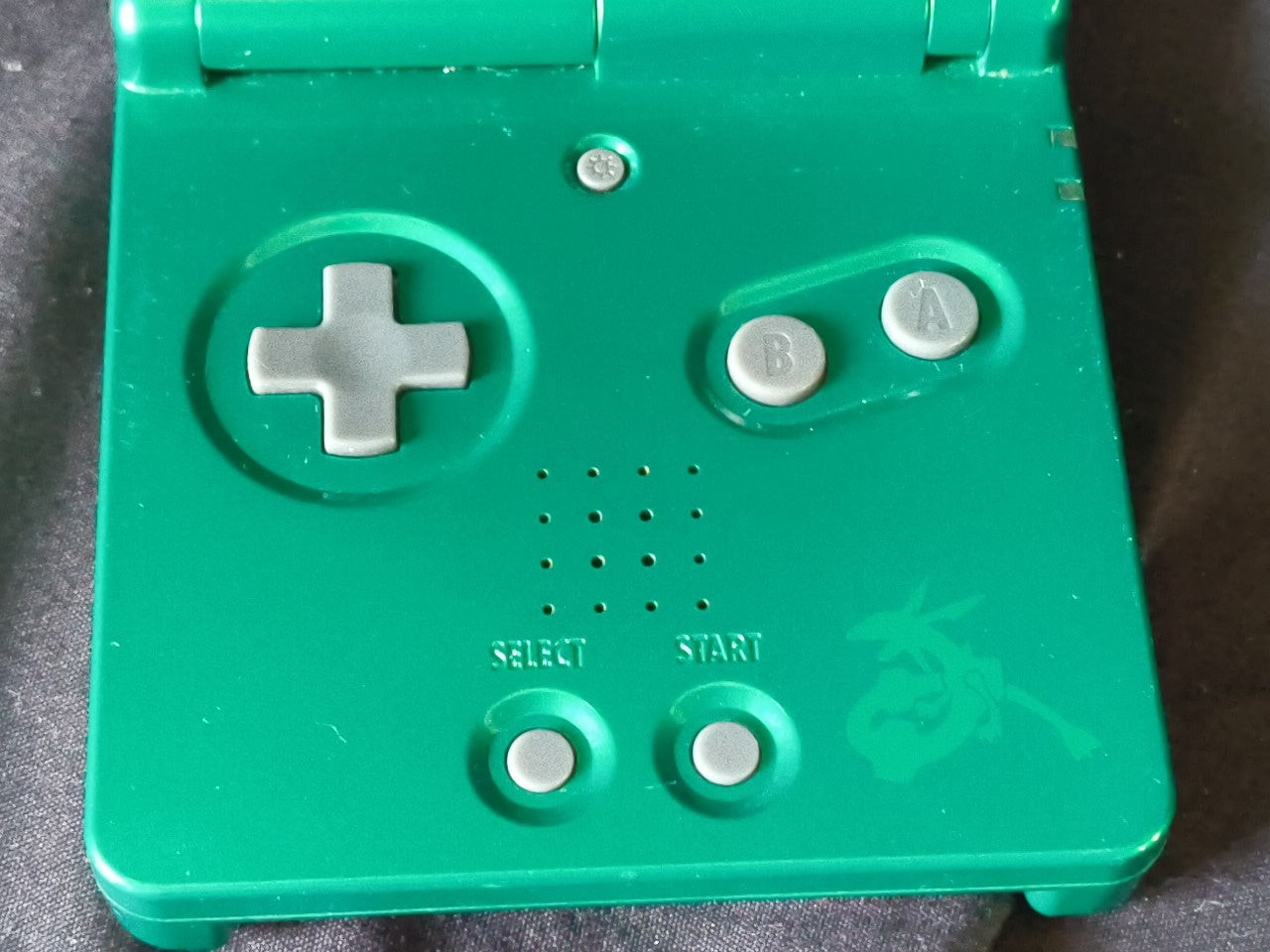 Authentic Pokemon Rayquaza LIMITED GAMEBOY ADVANCE SP CONSOLE, Working-h0307-