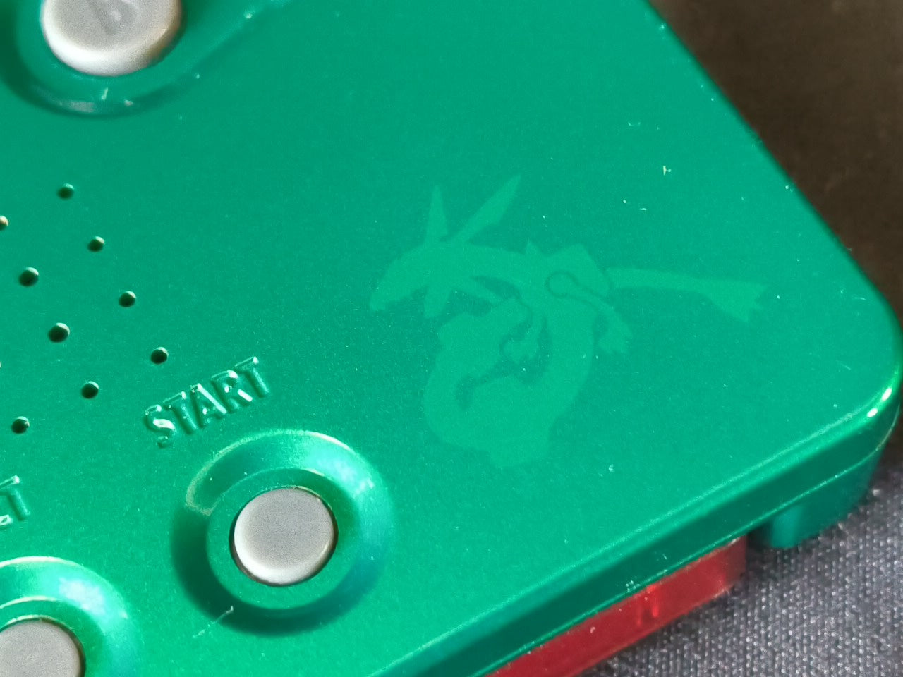 Authentic Pokemon Rayquaza LIMITED GAMEBOY ADVANCE SP CONSOLE, Working-h0307-