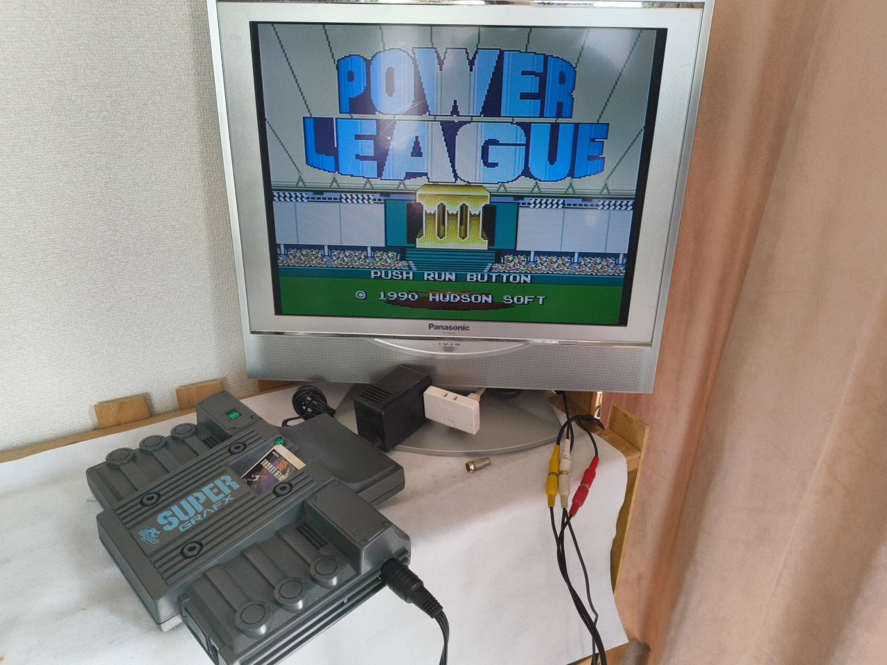 NEC PC Engine SuperGrafx TurboGrafx-16 PI-TG4 Console and Pad set, working-h0314