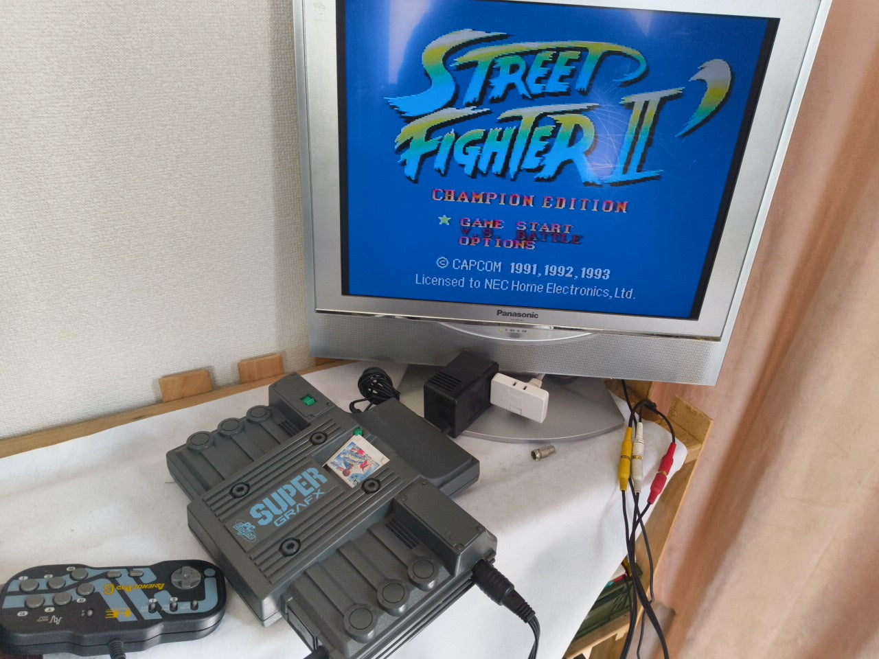 NEC Avenue pad 6 NAPD-1002 for PC-Engine turbografx16/work fine-h0314-