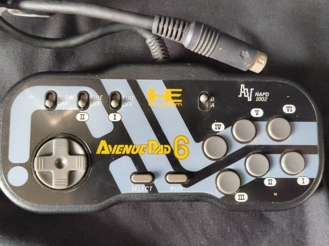 NEC Avenue pad 6 NAPD-1002 for PC-Engine turbografx16/work fine-h0314-