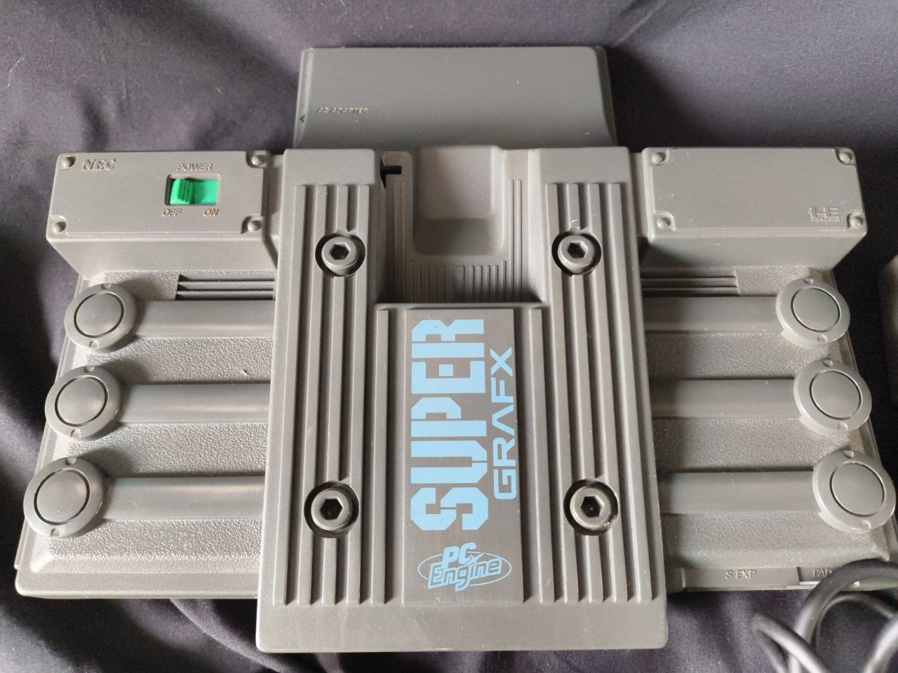 NEC PC Engine SuperGrafx TurboGrafx-16 PI-TG4 Console and Pad set, working-h0314